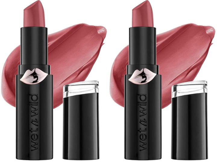 Mega Last Matte Lip Color, Semi Matte Hyaluronic Acid Infused, Long Lasting Full Coverage for a Nourishing Pout, Cruelty-Free & Vegan - Stoplight Red