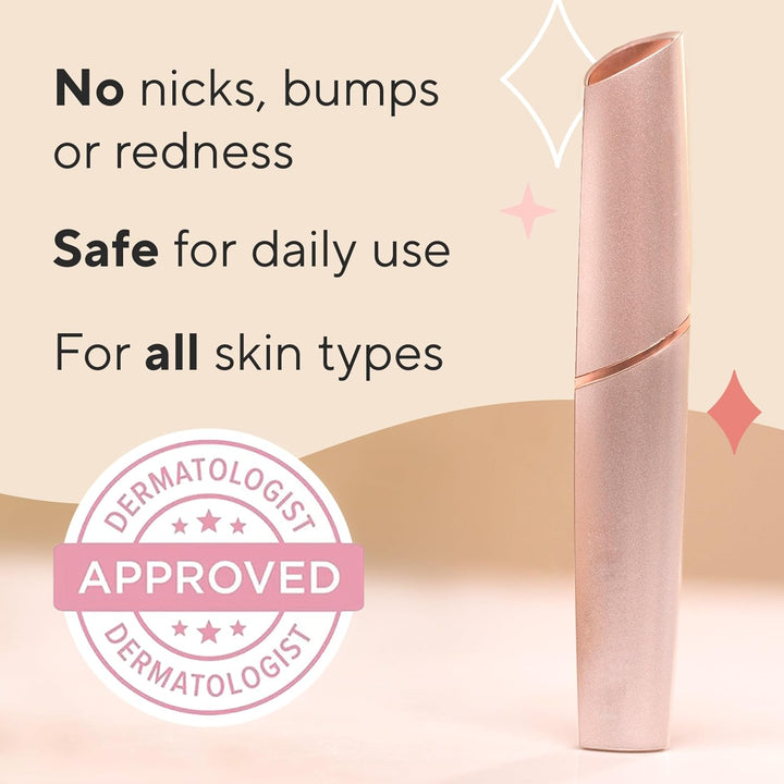 Brows Eyebrow Hair Remover for Women, Electric Eyebrow Razor for Women with LED Light for Instant and Painless Hair Removal