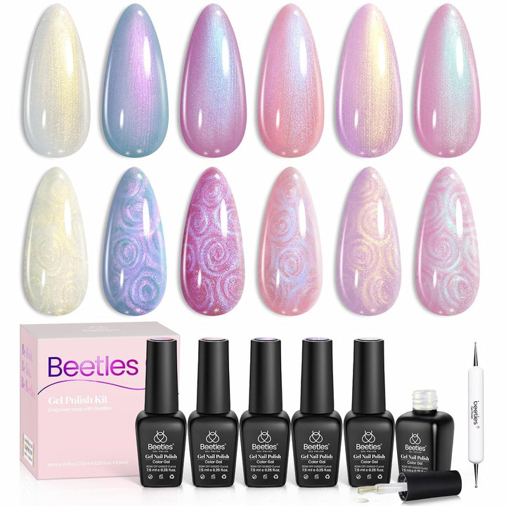 Beetles Blooming Gel, Blooming Gel Nail Polish Clear Uv Led Blossom for Spreading Effect Marble Natural Stone Watercolor Floral Print Fall Nails Soak off Diy Nail Art Design Manicure Gift for Women