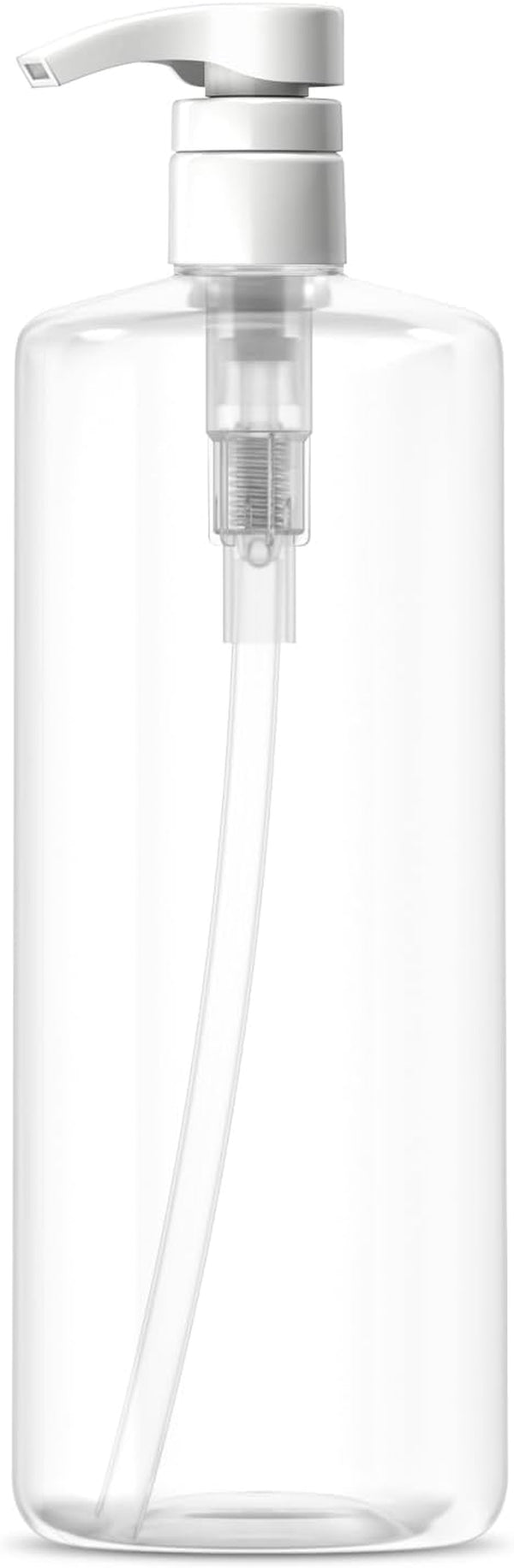 Pump Bottle 32-Ounce 1-Liter Empty for Shampoo Conditioner Body Wash Lotion Bpa-Free Crystal-Clear (Pack of 1)