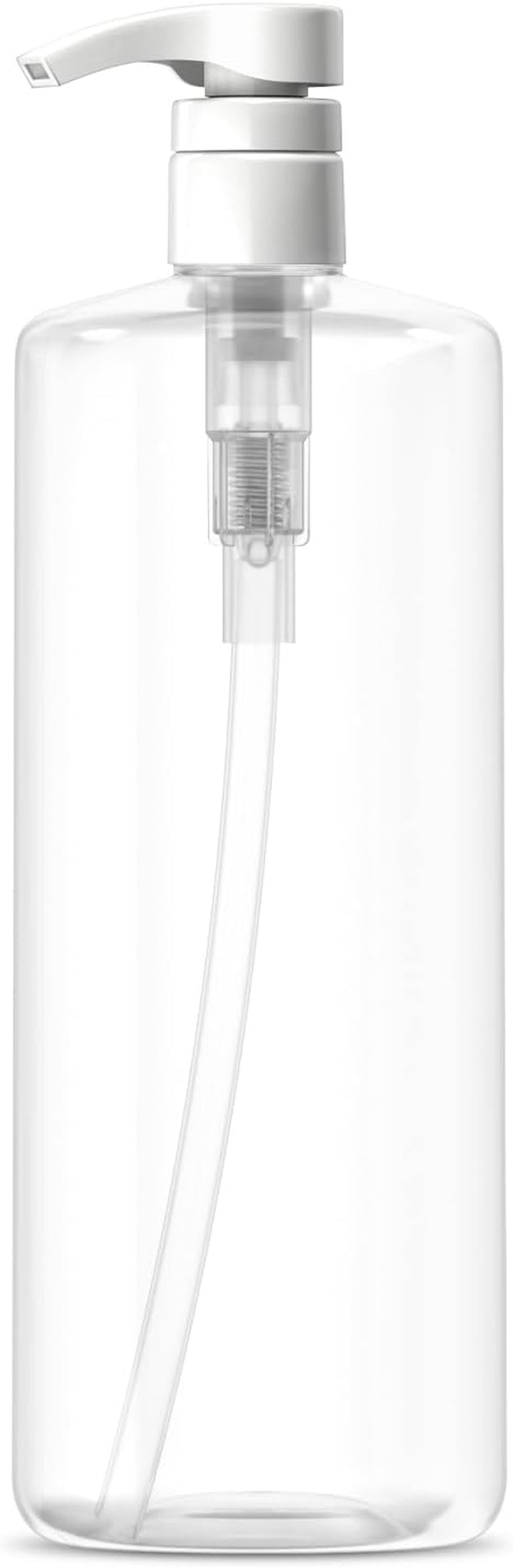 Pump Bottle 32-Ounce 1-Liter Empty for Shampoo Conditioner Body Wash Lotion Bpa-Free Crystal-Clear (Pack of 1)