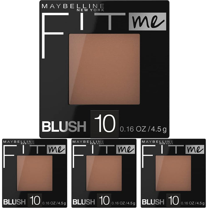 Fit Me Powder Blush, Lightweight, Smooth, Blendable, Long-Lasting All-Day Face Enhancing Makeup Color, Mauve, 1 Count
