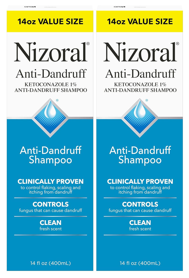 Anti-Dandruff Shampoo with 1% Ketoconazole, 14 Fl Oz, Fresh Scent, anti Fungal Shampoo