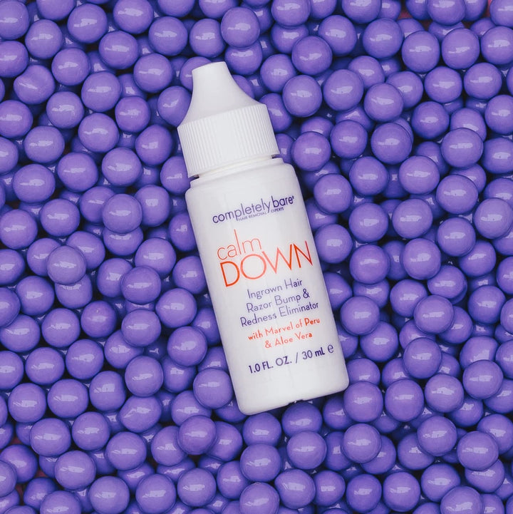 Calm down Ingrown Hair, Razor Bump & Redness Eliminator - Exfoliating Ahas & Bhas