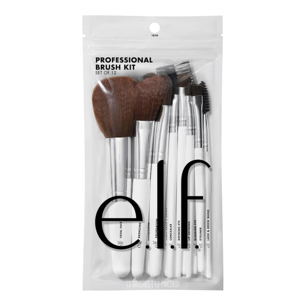 Professional Set of 12 Makeup Brushes, Pro-Worthy Makeup Brushes for a Flawless Full-Face Application, Vegan & Cruelty-Free