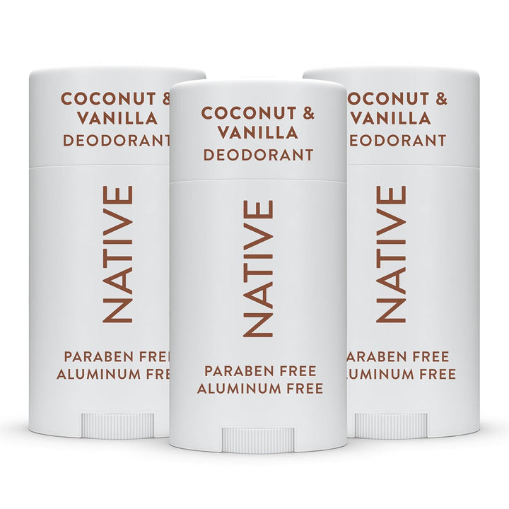 Deodorant Contains Naturally Derived Ingredients, 72 Hour Odor Control | Deodorant for Women and Men, Aluminum Free with Baking Soda, Coconut Oil and Shea Butter | Coconut & Vanilla
