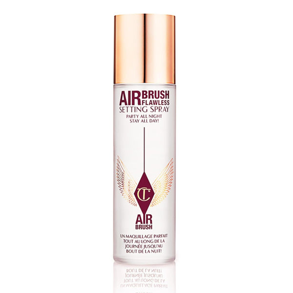 Charlotte Tilbury Airbrush Flawless Setting Spray - Ultra-Fine Hydrating Mist to Prime & Set Face Makeup for up to 16Hr - Soothes, Blurs Pores & Calms Skin
