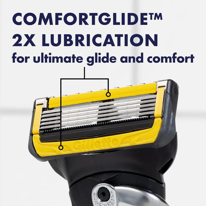 Proglide Shield Men'S Razor, 5 Bladed Razor, with Precision Trimmer, Comfortglide Lubrication, Glide and Comfort, Handle + 4 Blade Refills