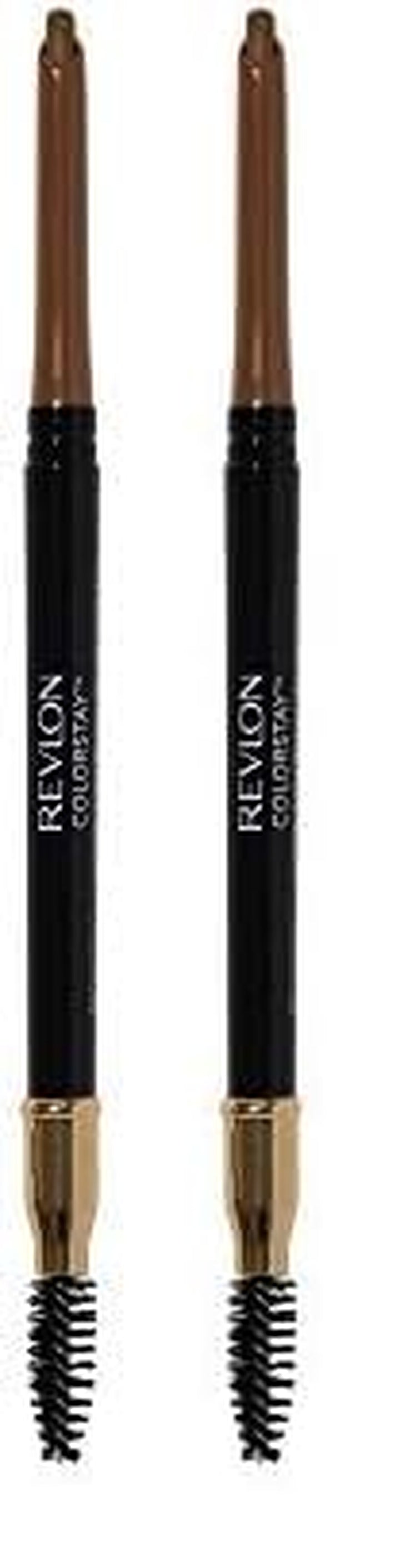 Colorstay Eyebrow Pencil with Spoolie Brush, Waterproof, Hair-Like Strokes for Natural Looking Brows, 205 Blonde, 0.021 Oz