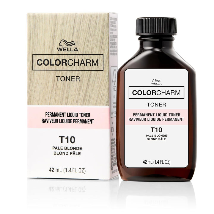 COLORCHARM Permanent Liquid Hair Toners | Neutralize Brass | Healthy-Looking Blondes Tones | Vegan & Free of Parabens | 1.4 Floz