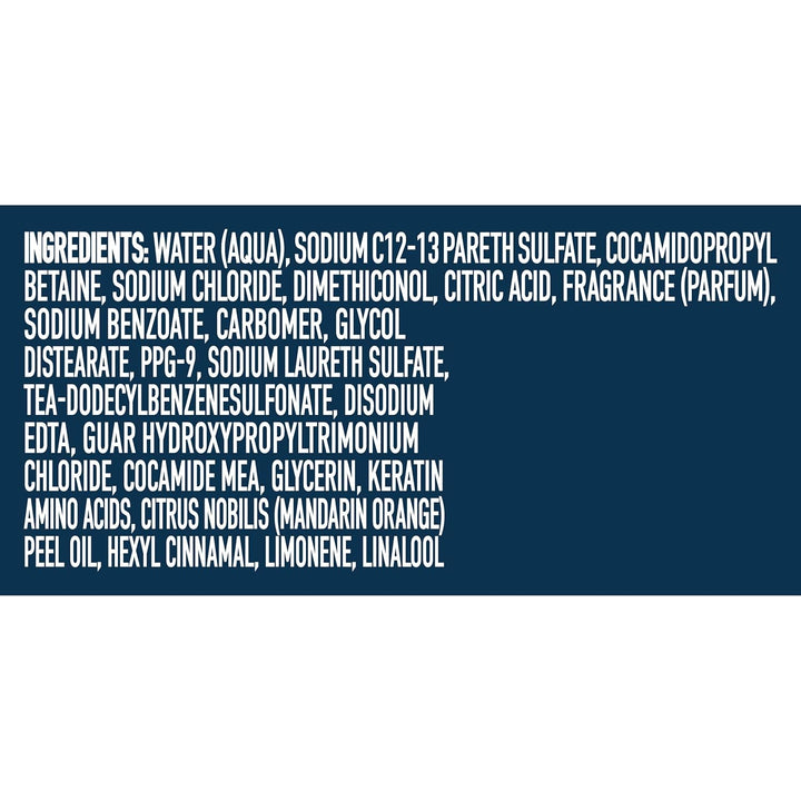 Shampoo Conditioner Bodywash Men 3 in 1 Citrus & Sandal Wood to Cleanse and Nourish Hair and Skin, 40 Oz Pack of 3