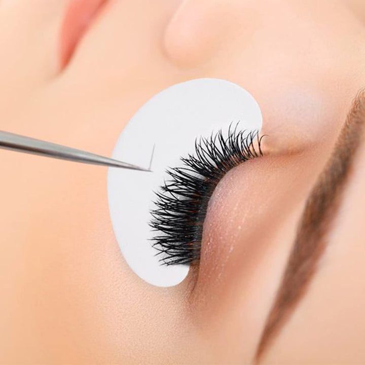 INC 50 Pairs Pink Hydrogel Eye Patch Eyelash Extension Natural Lint Free under Eye Gel Pads Lash Extension Supplies & Beauty Tools