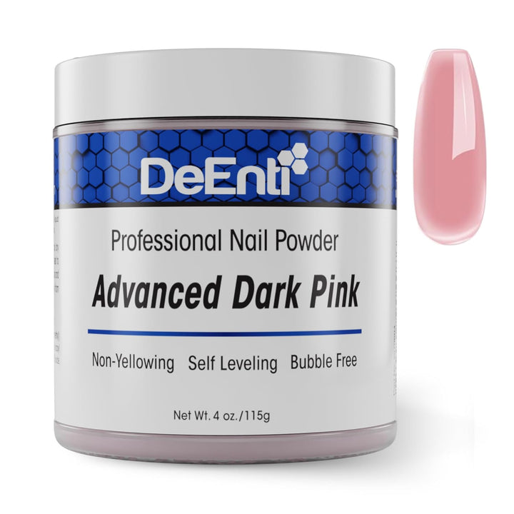 Acrylic Nail Powder, 2Oz Dark Pink Acrylic Powder Dip for Nails, Long Lasting Salon Quality, Bubble Free Professional Manicures, Fake Nails, Carving & Extensions