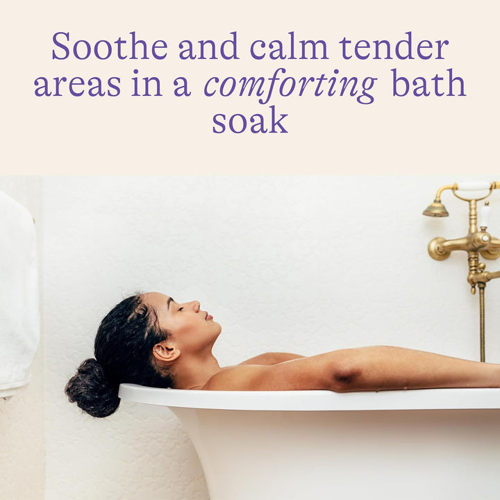 Sitz Bath Salts, Postpartum Essentials, and Hemorrhoid Treatment, Epsom Salt Bath Soak with Lavender Oil, Frankincense and Aloe Vera, 10 Ounce