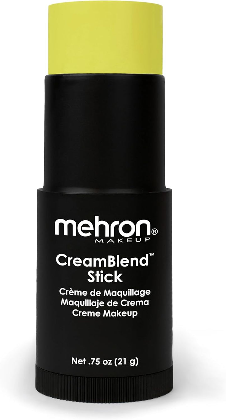 Makeup Creamblend Stick | Face Paint, Body Paint, & Foundation Cream Makeup | Perfect for Halloween .75 Oz (21 G) (White)