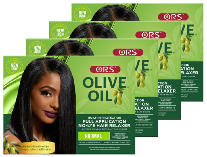 Olive Oil Built-In Protection Full Application No-Lye Hair Relaxer Normal Strength (Pack of 1)