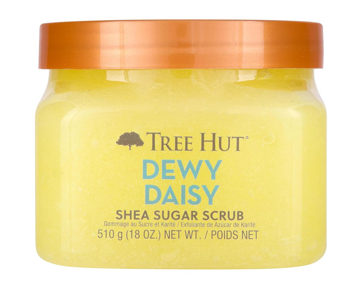 Moroccan Rose Shea Sugar Scrub, Exfoliating, Hydrating & Moisturizing Body Scrub with Shea Butter & Nourishing Essential Oils, Smooth & Soften Skin, 18 Oz