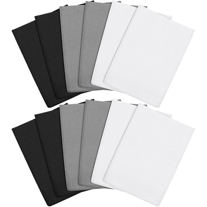 12 Pieces Korean Exfoliating Mitt Glove Italy Towel Body Skin Scrubber Exfoliating Scrubber for Remove Dead Skin Washcloth Korean(Small,Yellow, Green, Blue, Pink)