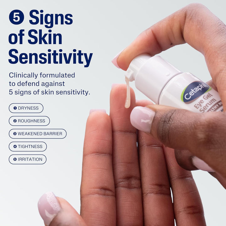 Healthy Renew Hydrating Eye Gel Serum 0.5 Oz, 24Hr under Eye Cream for anti Aging, Reduces the Appearance of Dark Circles and Wrinkles, Retinol Alternative Peptide Serum, for Sensitive Skin