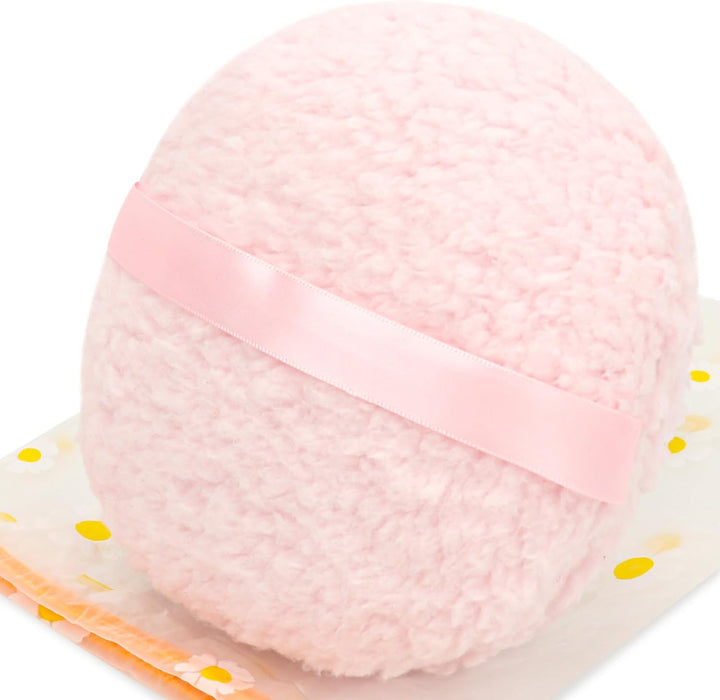 Powder Puff, 6'' Powder Puff for Body Powder,Body Powder Puffs and Container,Oversize Dust Puffs for Women