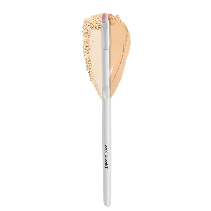Eyebrow and Liner Brush, Dual-Ended Angled Bristles with Ergonomic Handle for Comfortable Precision Control