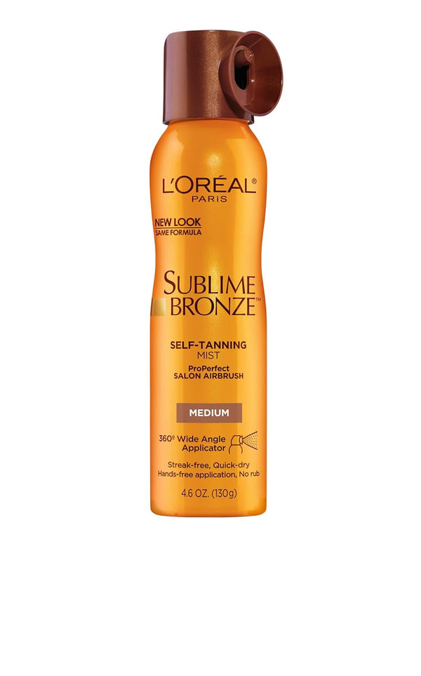 Sublime Bronze Self Tanning Mist, Medium to Natural Spray Tan, 4.6 Oz