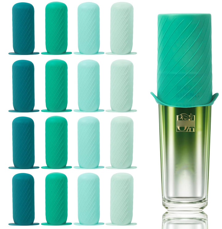 Bottle Covers for Travel, Leak Proofing, Travel Size Container Silicone Toiletry Sleeves, Leak Locks Travel Accessories for Shampoo Wash Body Bottles and Other Beauty and Personal Care(8Pcs)