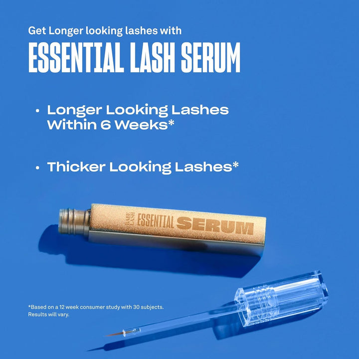 Lash Serum - Fuller & Longer Looking Eyelashes, Advanced Lash Enhancing Treatment for Natural Lashes, Extensions & Eyebrows, Vegan & Cruelty-Free