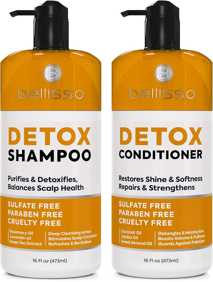Biotin Shampoo and Conditioner Set - Sulfate and Paraben Free Treatment for Men and Women - Hair Thickening Volumizing Products to Help Boost Thinning Hair with Added Keratin