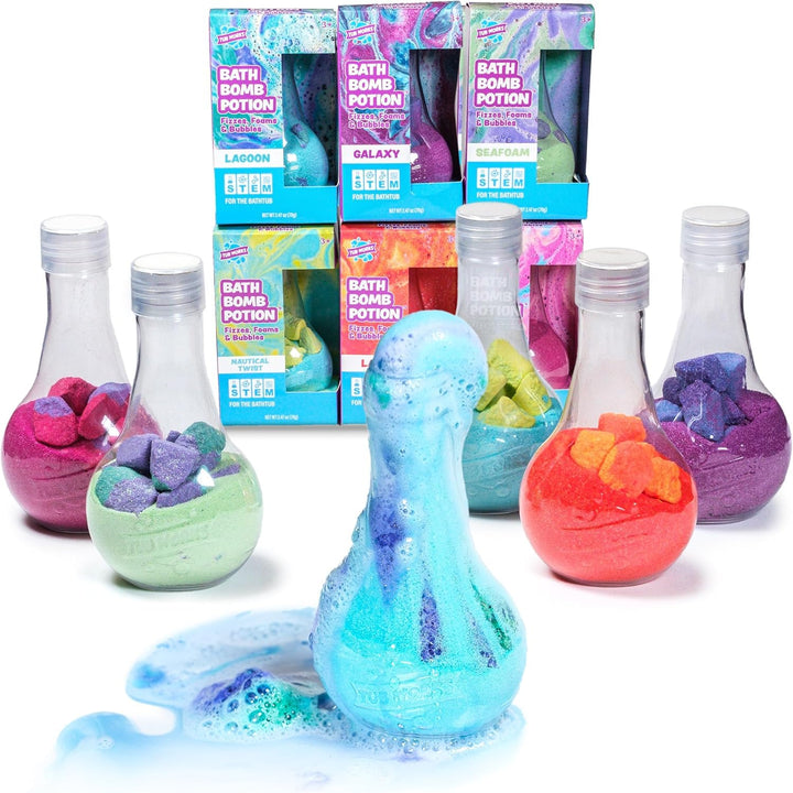 ® Kids Bath Bomb Potion™ Bath Toy, Variety 6 Pack | Nontoxic | Fizzes, Foams & Bubbles with an Eruption of Color | Interactive Bath Bombs | Fun Science Toddler Bath Toys