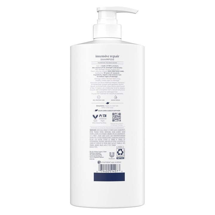 Shampoo Intensive Repair for Damaged Hair with Bio-Protein Care Technology and Amino Serum 28 Fl Oz