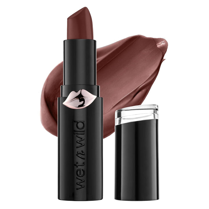 Mega Last Matte Lip Color, Semi Matte Hyaluronic Acid Infused, Long Lasting Full Coverage for a Nourishing Pout, Cruelty-Free & Vegan - Stoplight Red