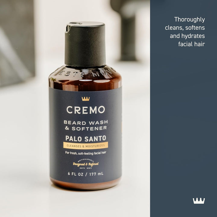 Palo Santo (Reserve Collection) Beard Wash & Softener, Moisturizes, Styles and Reduces Beard Itch for All Lengths of Facial Hair, 6 Fluid Oz