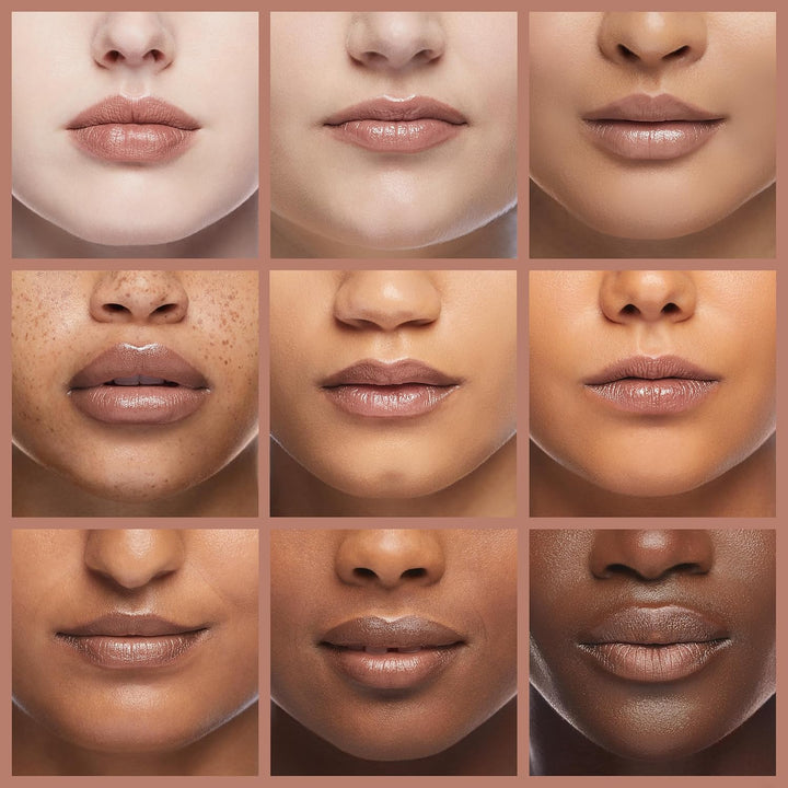 Super Lustrous Lipstick, Creamy Formula for Soft, Fuller-Looking Lips, Moisturized Feel, 755 Bare It All, 0.15 Oz