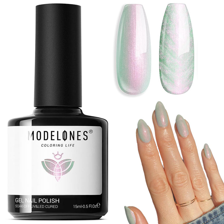 Pink Gel Nail Polish, Jelly Nude Pink Gel Polish French Tip Base Colors Translucent Soak off U V Soap Nails for Nail Art Manicure at Home 15ML