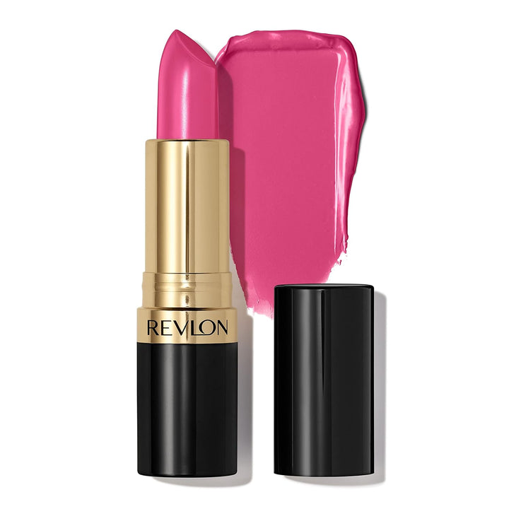 Super Lustrous Lipstick, Creamy Formula for Soft, Fuller-Looking Lips, Moisturized Feel, 755 Bare It All, 0.15 Oz