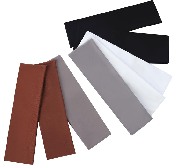 8 Pack Sport Headbands for Women, Elastic Soft Fabric Non-Slip Hair Bands Hair Warp for Daily Workout Yoga Running Sports