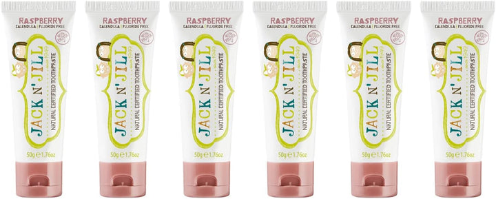 Natural Toothpaste for Kids - Fluoride Free Toothpaste, Safe to Swallow, 40% Xylitol, BPA Free - 1.76 Oz (Variety Pack of 5)