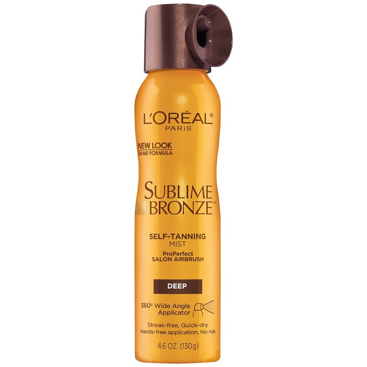 Sublime Bronze Self Tanning Mist, Medium to Natural Spray Tan, 4.6 Oz