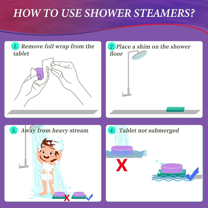 Shower Steamers Aromatherapy - 21Pcs Birthday Gifts for Women, Self Care with Natural Essential Oils Relaxation Home SPA, Womens Gifts for Christmas Stocking Stuffers for Adults, Teens, Wife, Her