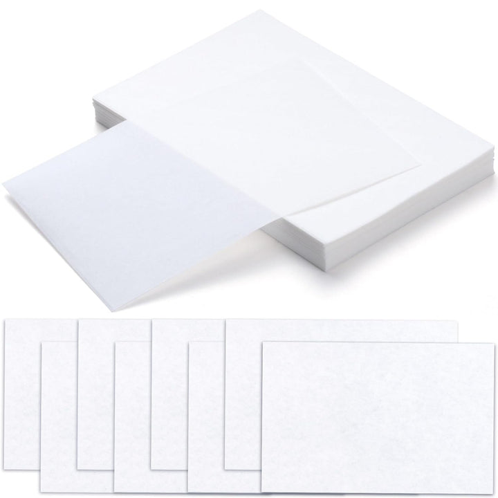 100Pcs Perm Paper for Hair, Heat-Resistant End Tissue for Hair Perm, Disposable Curling Paper for Salon Shop- White