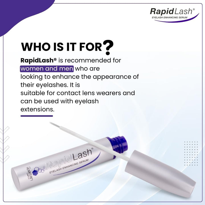 Eyelash Enhancing Serum with HEXATEIN 1 Complex – Lash Serum for Eyelashes Conditioning & Hydrating – Longer-Looking, Fuller and Thicker Appearing Lashes – 3 Ml / 0.1 Fl Oz