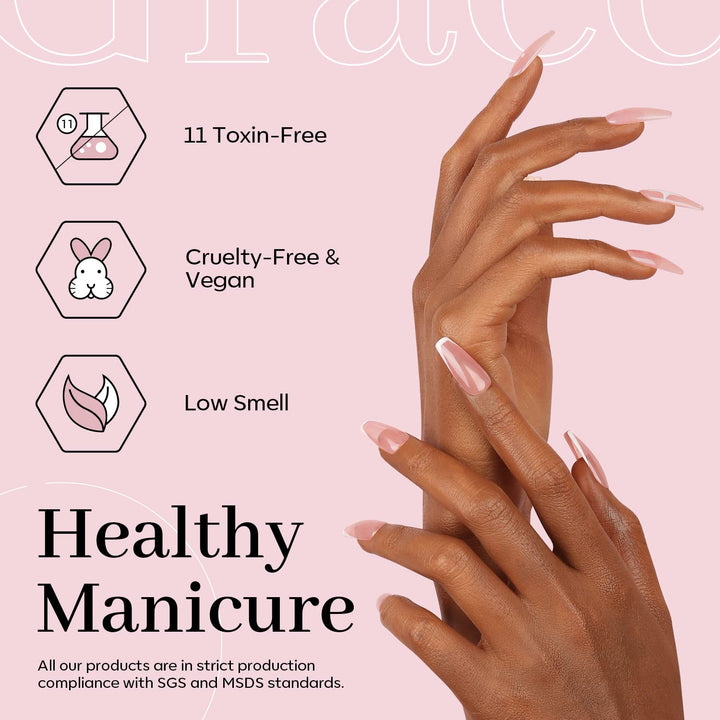 Pink Gel Nail Polish, Jelly Nude Pink Gel Polish French Tip Base Colors Translucent Soak off U V Soap Nails for Nail Art Manicure at Home 15ML