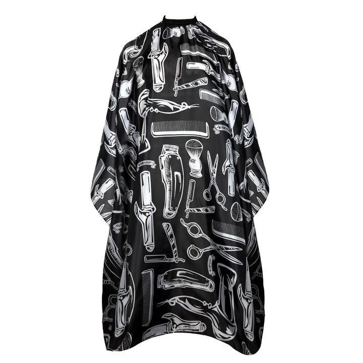 Waterproof Leopard Hair Cutting Cape - 64" X 56" Salon Cape with Adjustable Neckline for Professional Stylists and Home Use