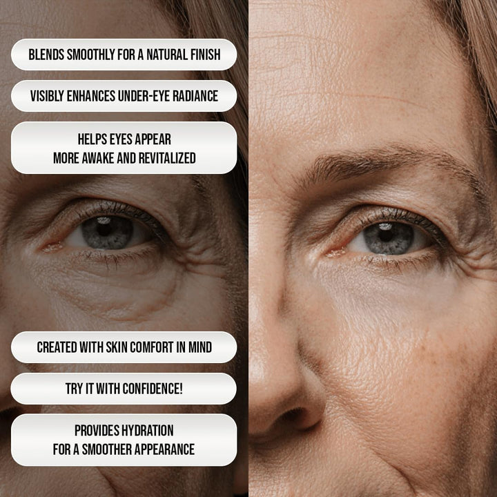 Original  under Eye Brightener Pink – Lightweight Pink under Eye Corrector for Dark Circles and Fine Lines – Vegan Concealer Brightener for Tired Eyes – Natural Radiant Finish