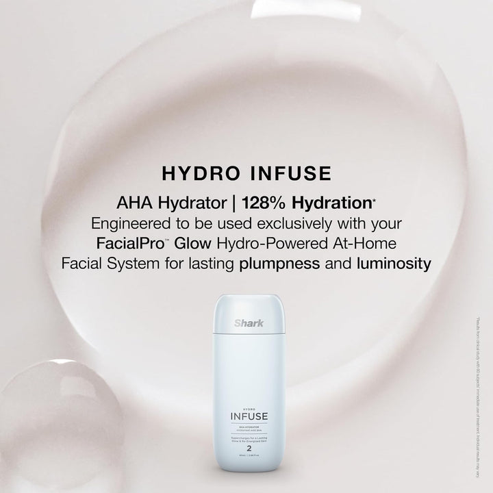 Facialpro Glow At-Home Hydro-Powered Facial System with Depuffi Hot & Cold Therapy – Professional Spa Skincare Device for Pore Cleansing, Hydration, & Radiant Glow, Blue, FH320