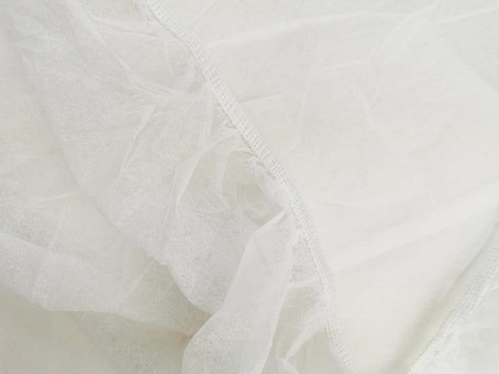 Disposable Fitted Massage Table Sheets Pack of 20 Bed Covers with Elastic Maximum 82 X 35 Inches White LZ015W