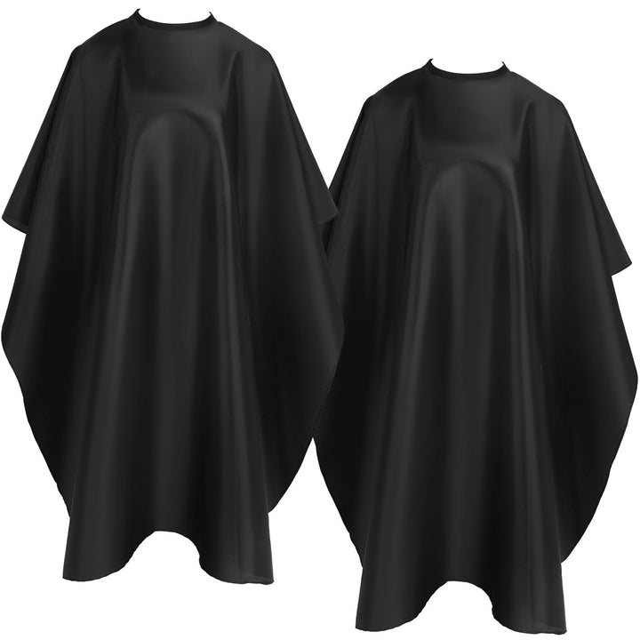 Professional Hair Cutting Cape, 2 Pcs Hairdressing Barber Salon with Closure Snap for Styling Coloring Hair Cutting Cape Accessories（Print Design）