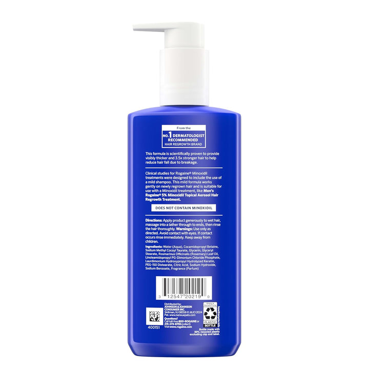 Men'S Thickening 2 in 1 Shampoo + Conditioner, Hair Thickening Shampoo & Conditioner with Rosemary Oil, Keratin & Citric Acid Leaves Hair Visibly Thicker, Not Minoxidil, 8.4 Fl. Oz