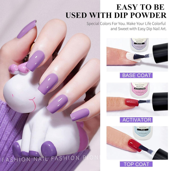 56Ml / 1.91Oz Refill Gel Base Top Sealer Dry Activator for Dipping Powder Pre-Bond Liquid No Lamp Cure Dip Nails Natural Dry, 56Ml-Base Coat…